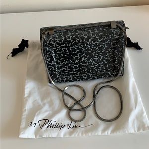 Phillip Lim soliel crossbody in black & mint green